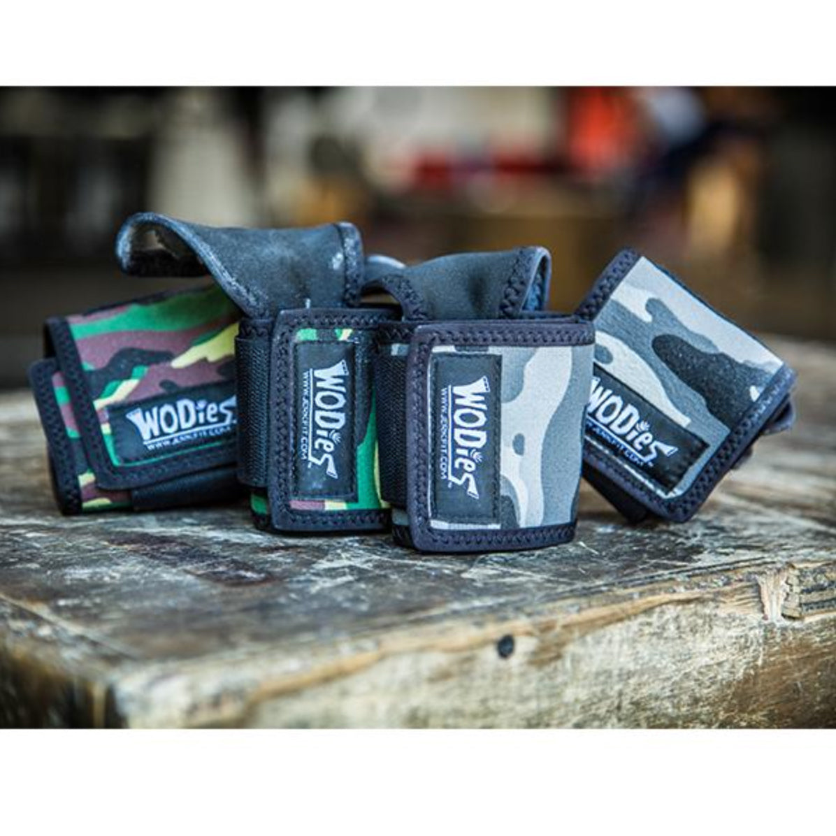Wodies Gymnastic Grips Camo - Workout Gloves for Cross Training, Weightlifting & Gymnastics - Perfect for Gym, Home Fitness & CrossFit Workouts