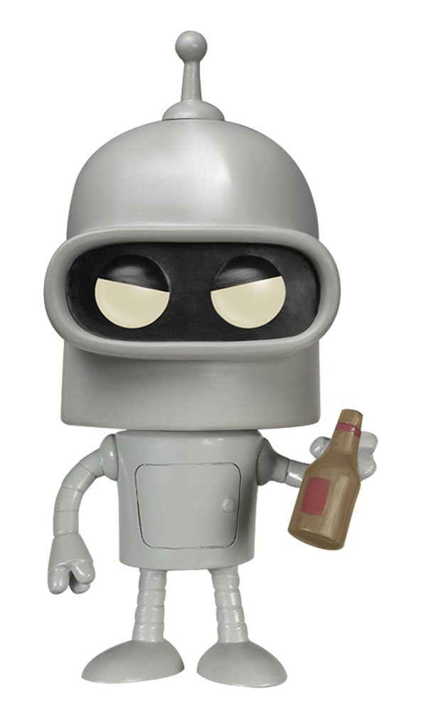 Funko POP TV: Futurama - Bender Collectible Vinyl Figure (3.75 inches, Multi-Color) - Perfect for Anime Fans, Sci-Fi Collectors & Home Office Display