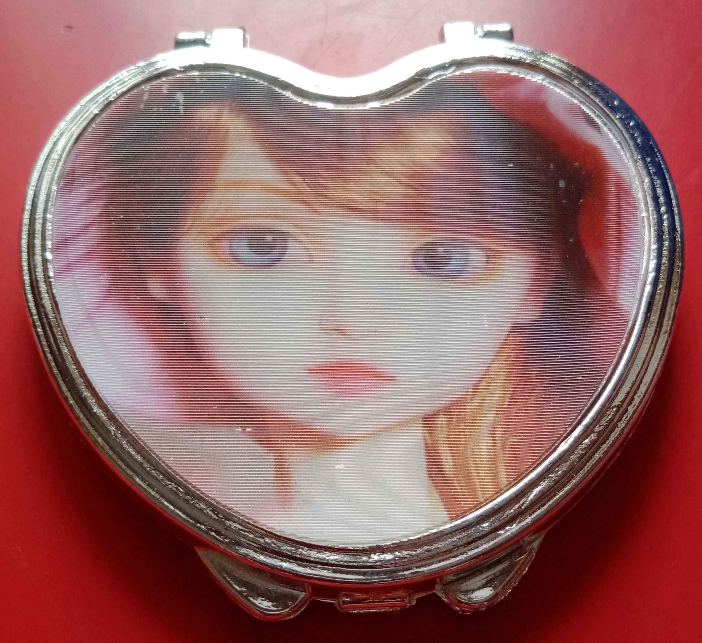 Portable Heart-Shaped Pocket Mirror for Women & Girls - Compact Travel Makeup Mirror with Case, Perfect for Touch-Ups, Gifts & On-The-Go Beauty (Multicolor, Pack of 1) | Ideal for Purses, Travel Kits, Makeup Bags & Everyday Carry