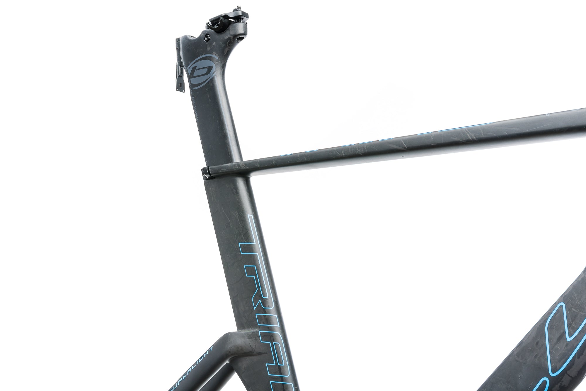 2017 Blue Triad SL Medium/Large Carbon Road Bike Frameset - Lightweight & Aero for Racing & Endurance Cycling