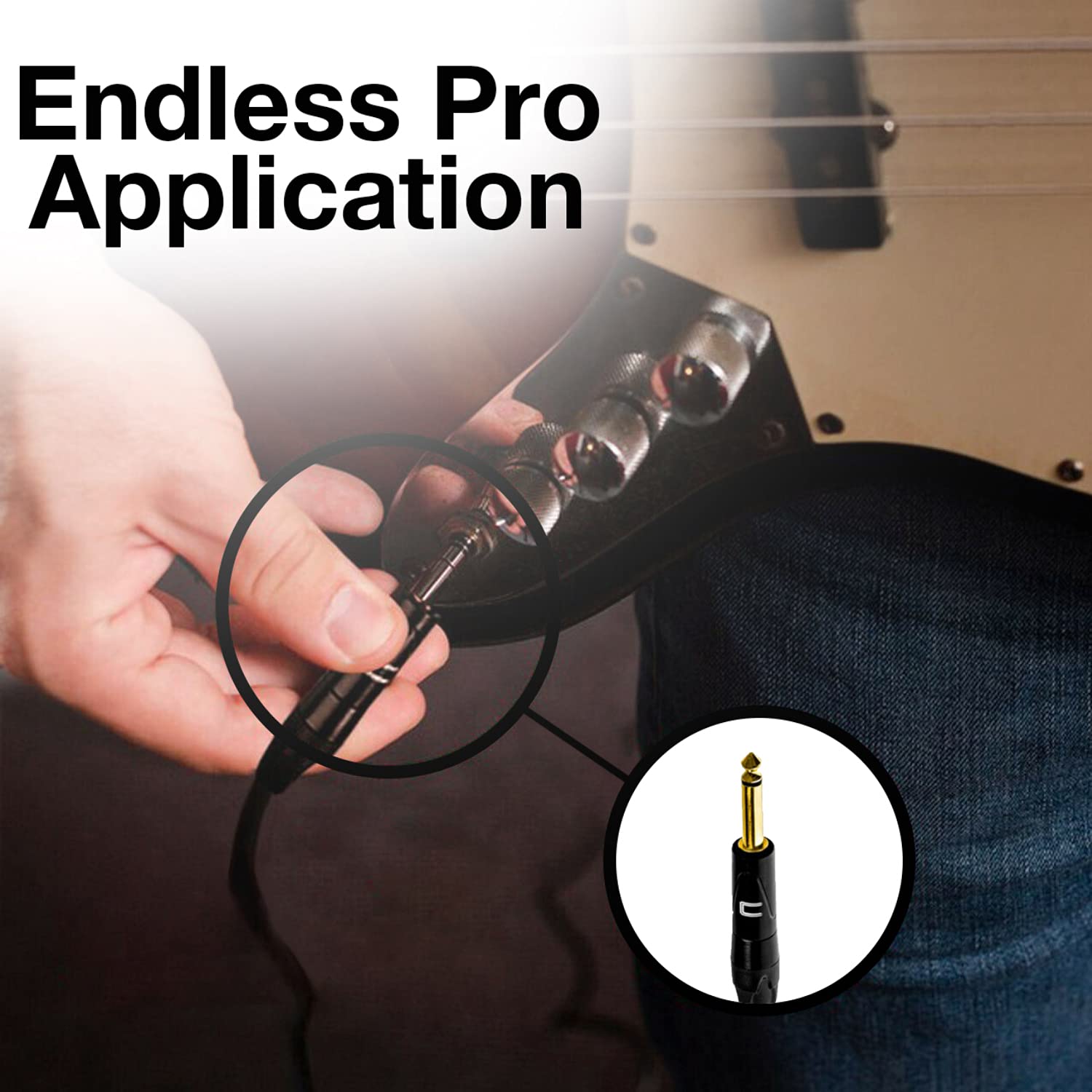 150ft Blue Pro Audio Cable - 1/4