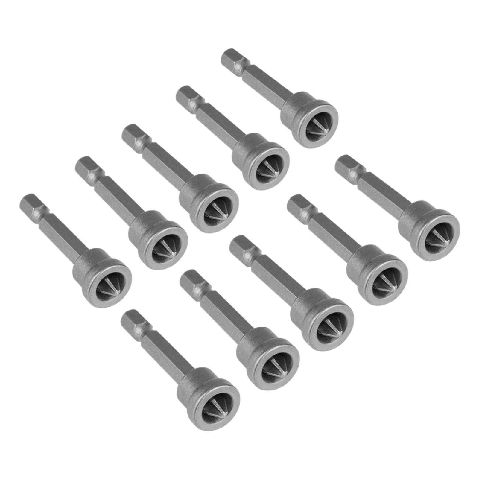 **Drywall Screwdriver Bits - Hex Shank, Chrome Vanadium Steel - Perfect for Drywall & Plasterboard Installation - Ideal for DIY & Professional Use**