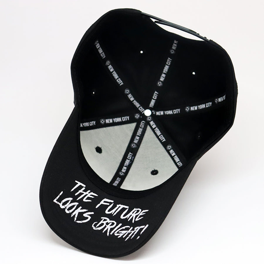 New York State Future Looks Bright Black Snapback Hat - Stylish Unisex Baseball Cap for Men & Women - Perfect for Streetwear, Sports, and Casual Outfits