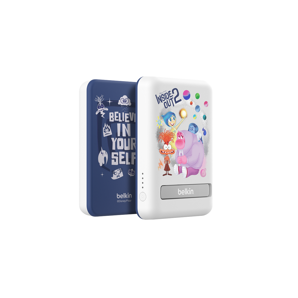 Belkin Magnetic Wireless Power Bank 5K with Stand - Portable Charger for iPhone, Samsung & AirPods | Perfect for Travel, Office & On-the-Go Charging