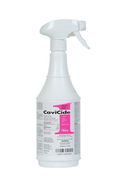 CaviCide1 Surface Disinfectant - 24oz Spray Bottle | Hospital-Grade Disinfectant Cleaner | Kills 99.9% Germs | Ideal for Hospitals, Clinics & Home Use