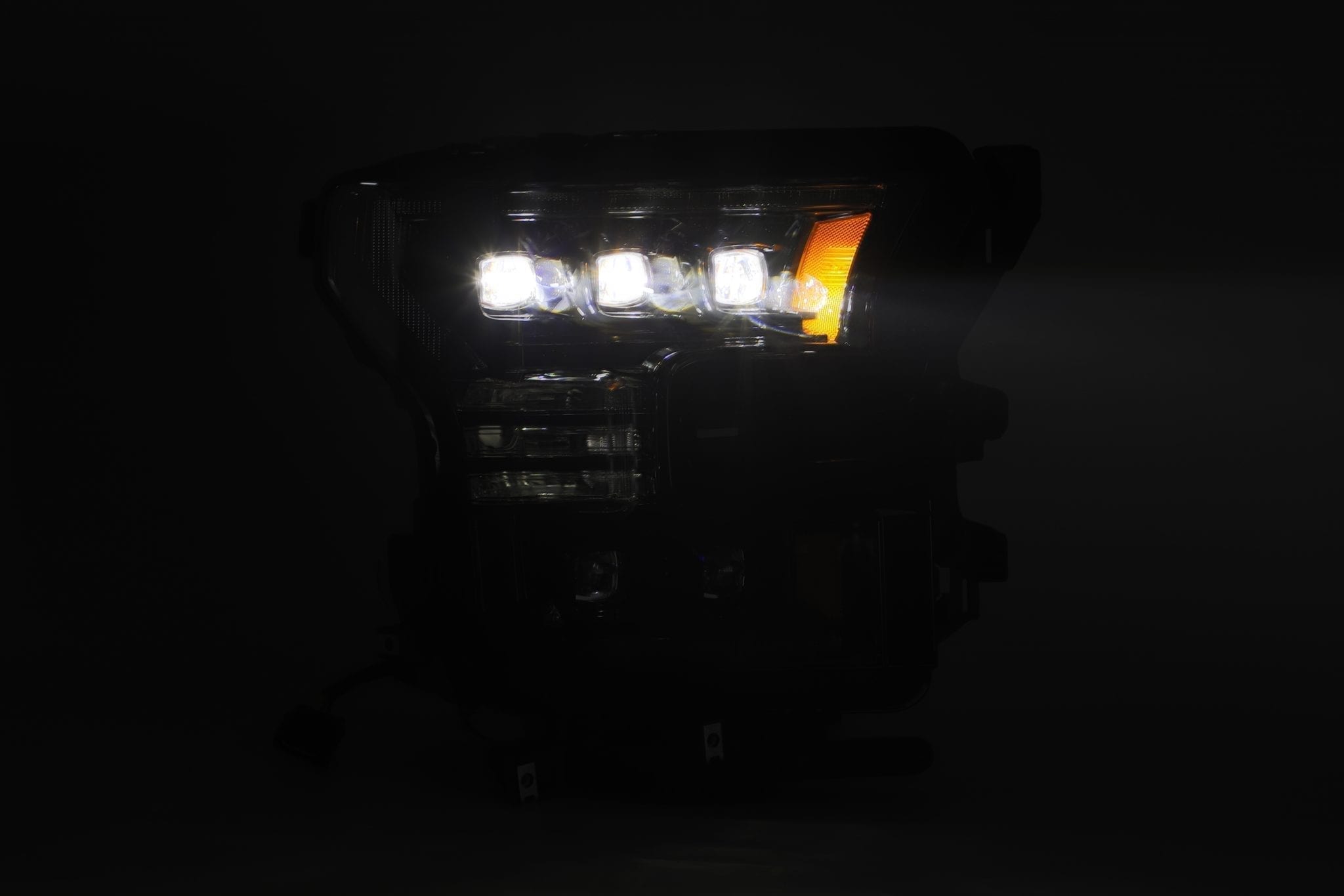 15-17 Ford F150 & 17-20 F150 Raptor NOVA Series LED Projector Headlights Alpha Black - Upgrade Your Truck Lighting for Night Driving & Off-Road Adventures