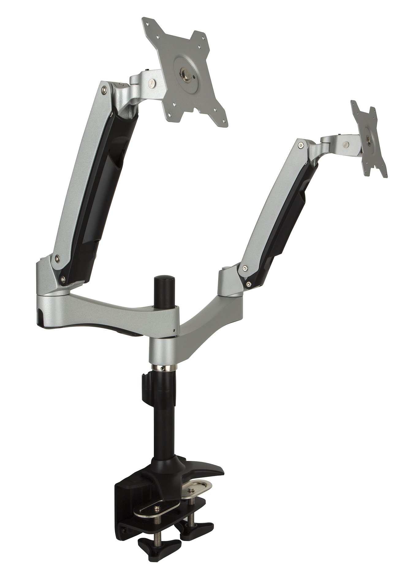 Planar Dual Arm Clamp/Grommet Desk Stand (997-7031-00) - Adjustable Monitor Mount for Dual Screens, Ergonomic Workstation Setup for Office & Home Use