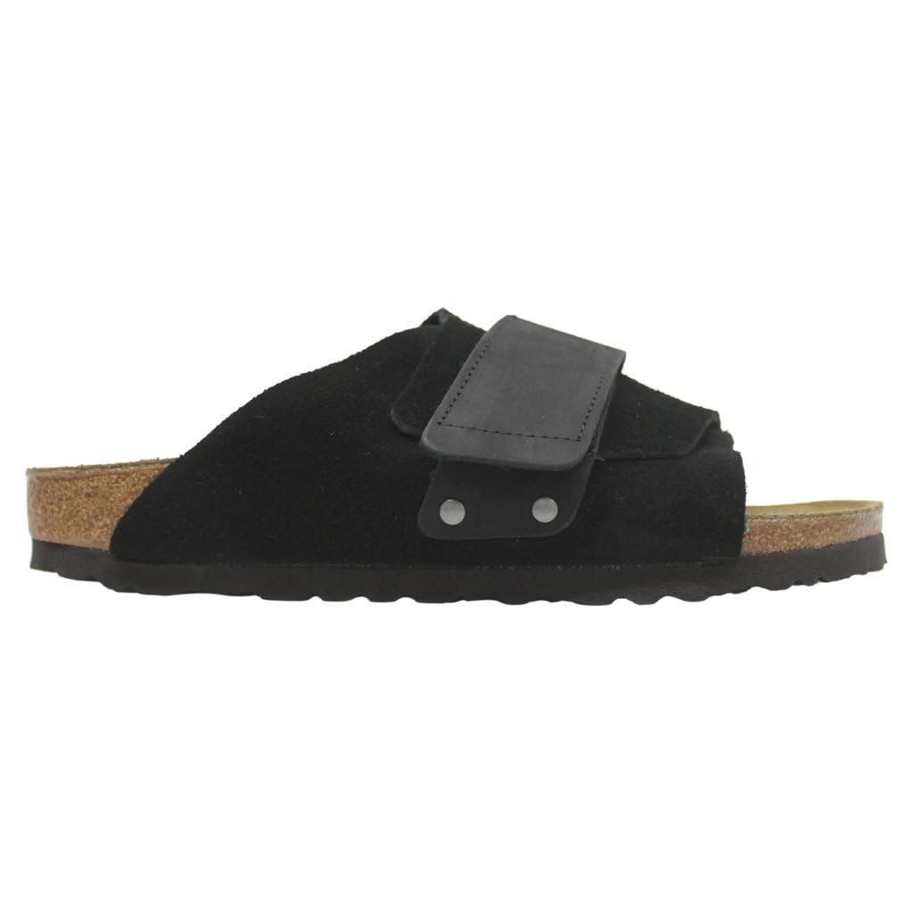 Birkenstock Women's Kyoto Suede Sandals - Comfortable Leather Footbed Sandals for Women | Casual Summer Shoes for Walking, Travel & Everyday Wear
