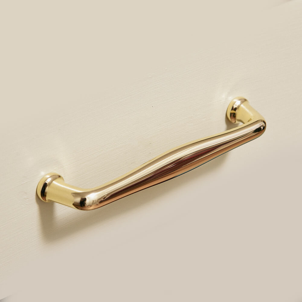Polished Brass Cabinet Pull Handle - Elegant & Durable Hardware for Kitchen Cabinets, Drawers & Furniture - Perfect for Modern & Classic Home Decor