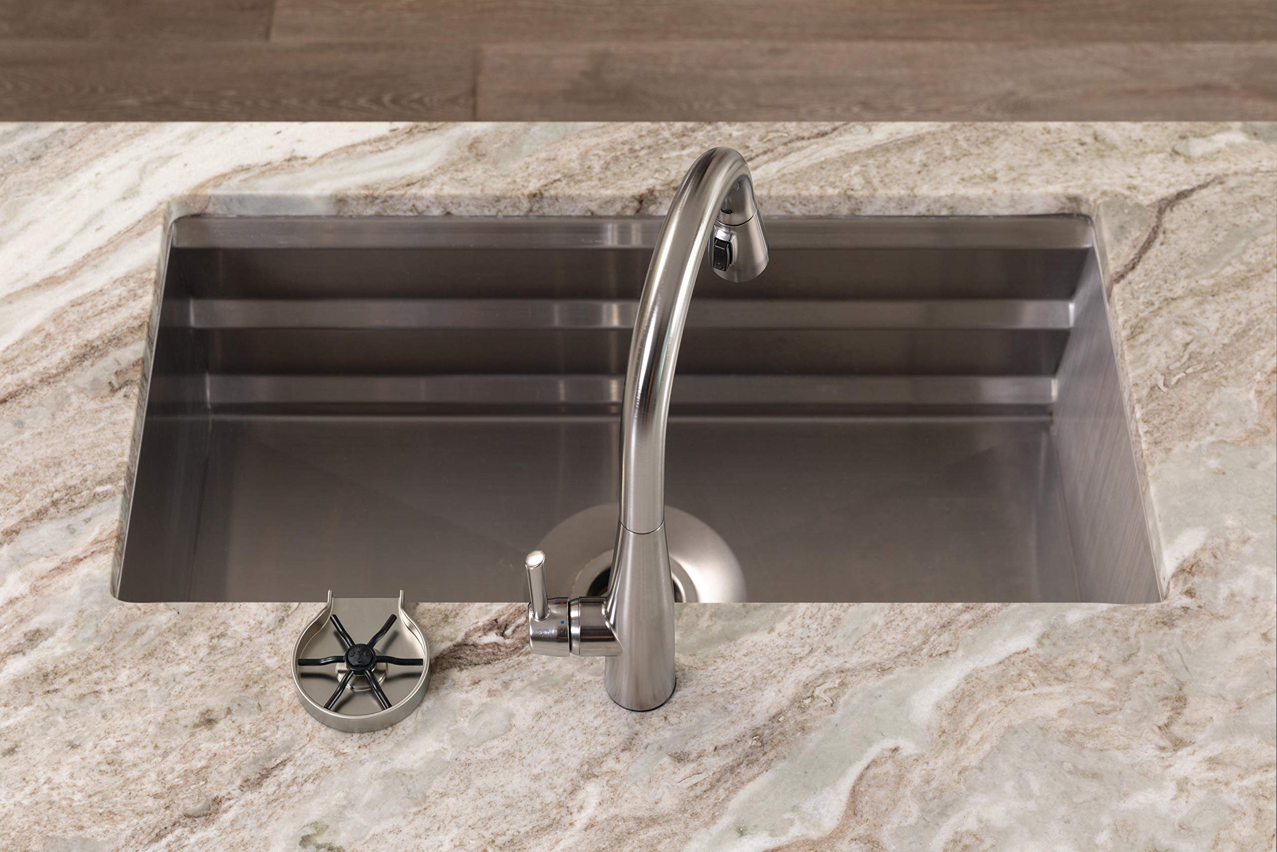 DELTA GR150-SP Stainless Steel Glass Rinser with SpotShield Technology - Perfect for Restaurants, Bars, and Home Kitchens - Eliminates Water Spots on Glassware