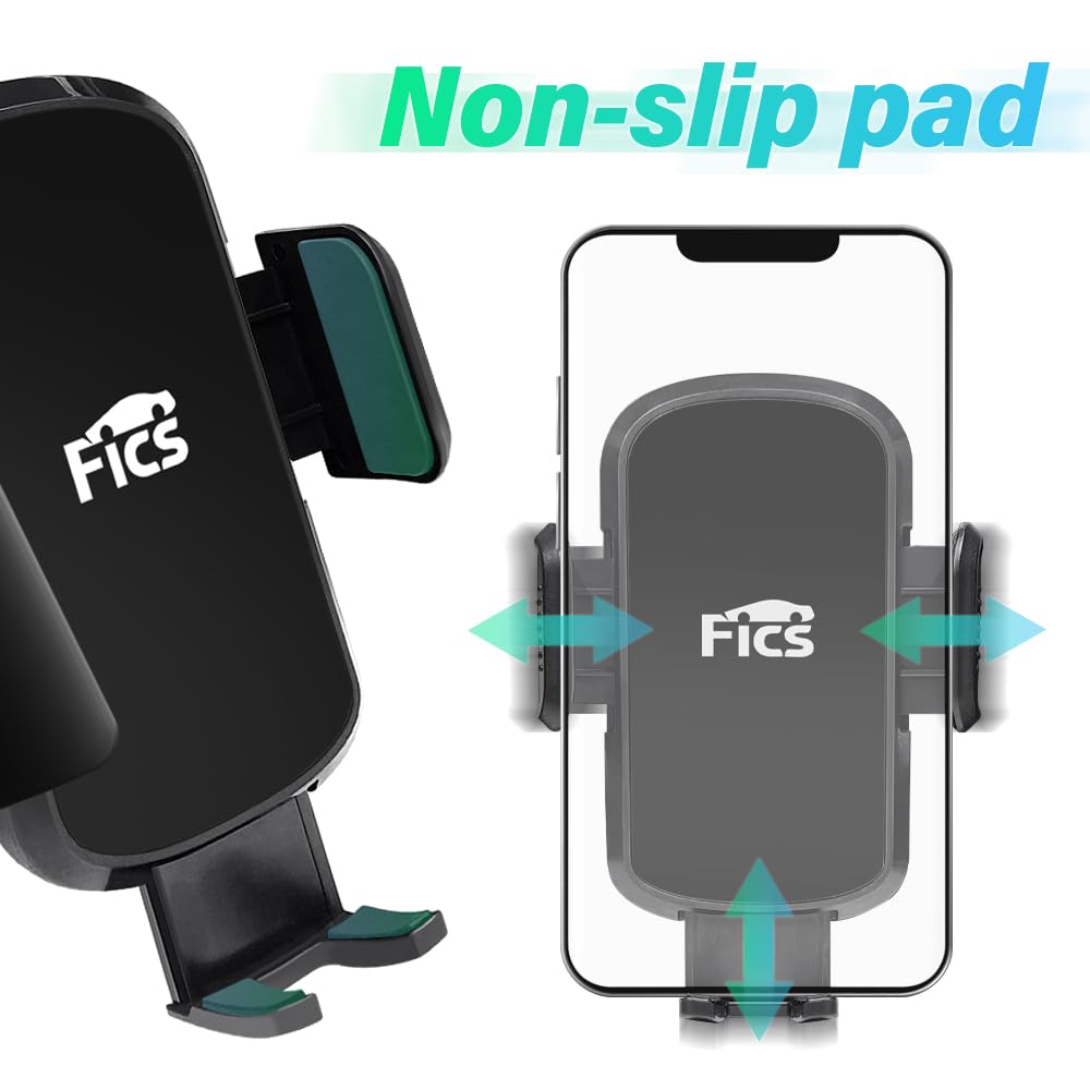FICS Car Phone Holder Mount for KIA Seltos 2023-2025 Models - Universal Phone Stand Compatible with iPhone 15/14/13, Samsung Galaxy S23/S22 - Perfect for GPS Navigation & Hands-Free Driving