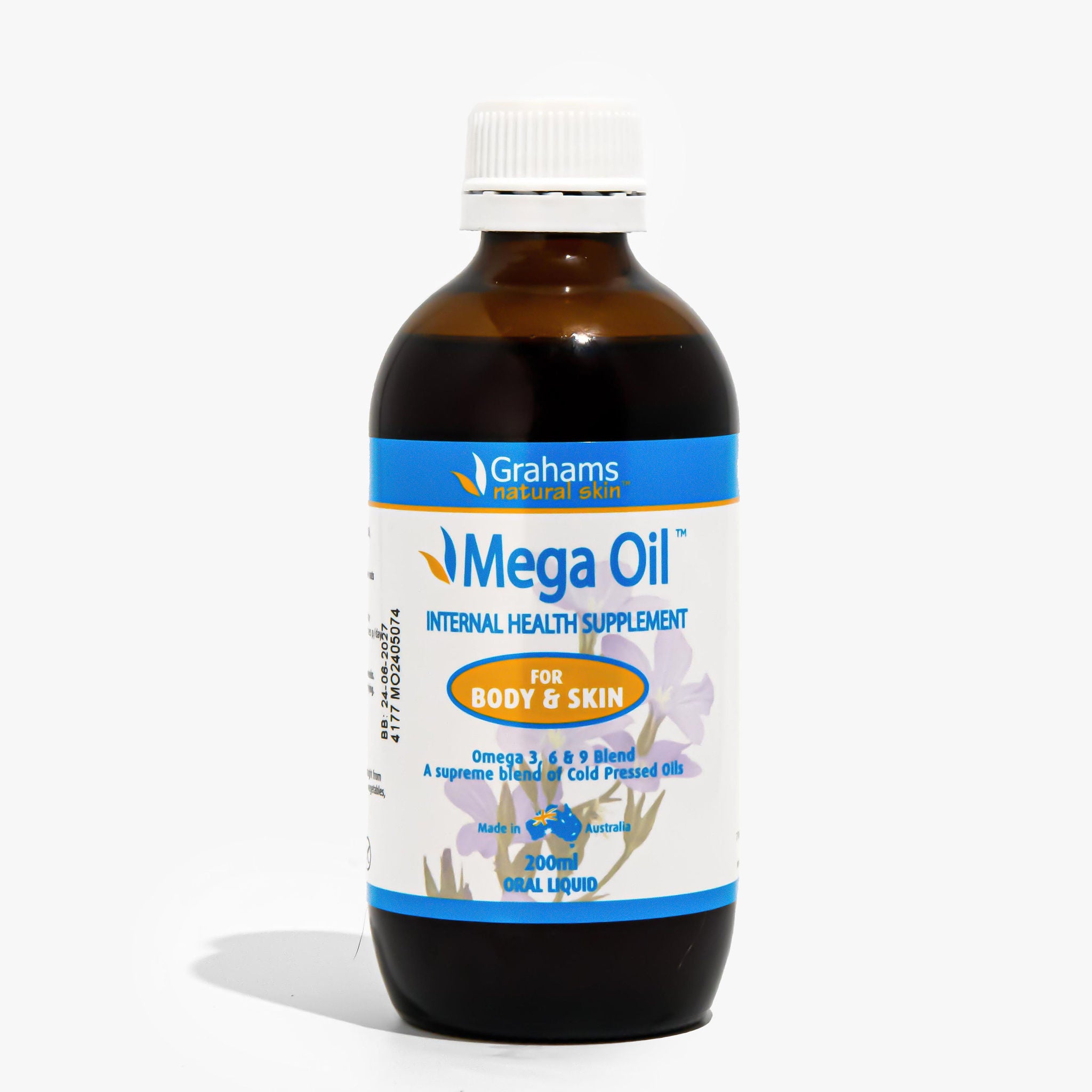 Premium Mega Oil - 100% Pure Natural Hair & Skin Care Oil for Hydration & Shine | Perfect for Dry Scalp, Split Ends & Dull Skin | Daily Moisturizer & Nourishing Treatment