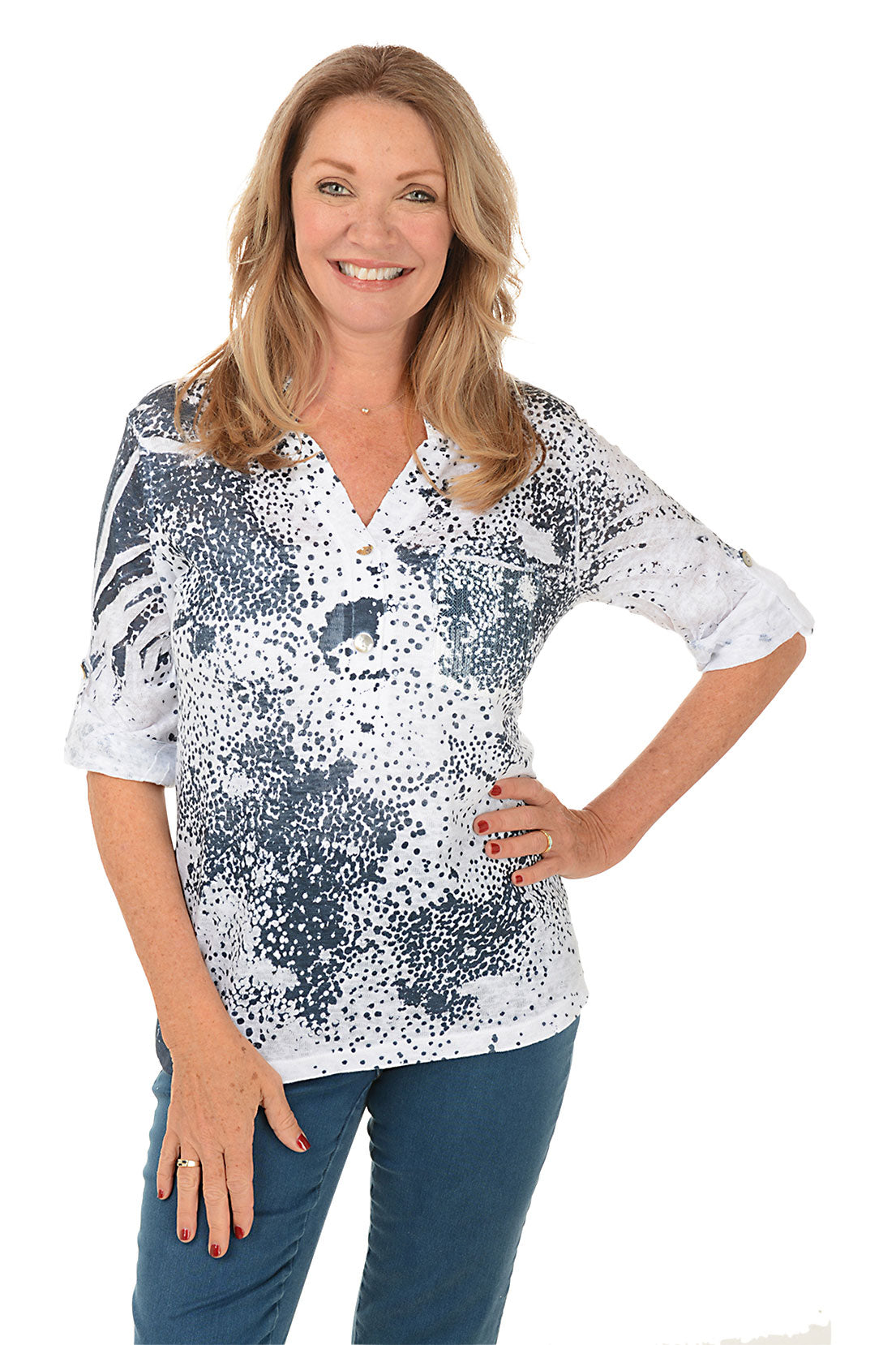 NAVY/WHITE