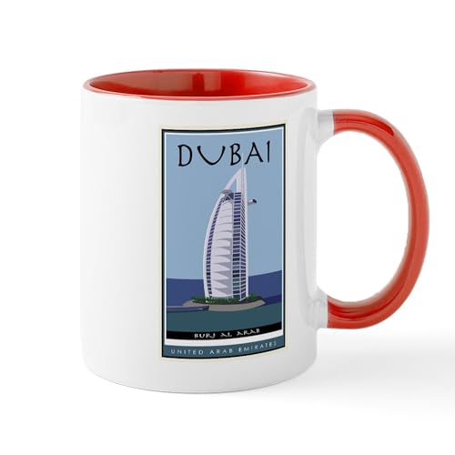 White/Red Inside - Dubai Mug