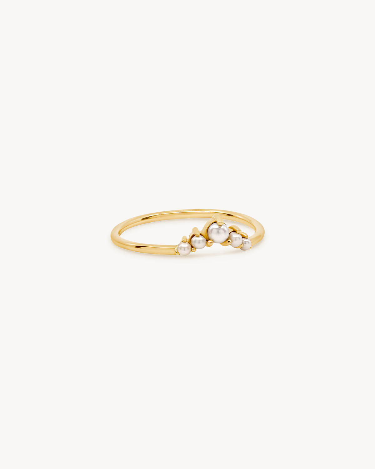 14K Solid Gold Peace Lover Ring for Women - Dainty Minimalist Jewelry Gift for Valentine's Day, Anniversary & Everyday Wear