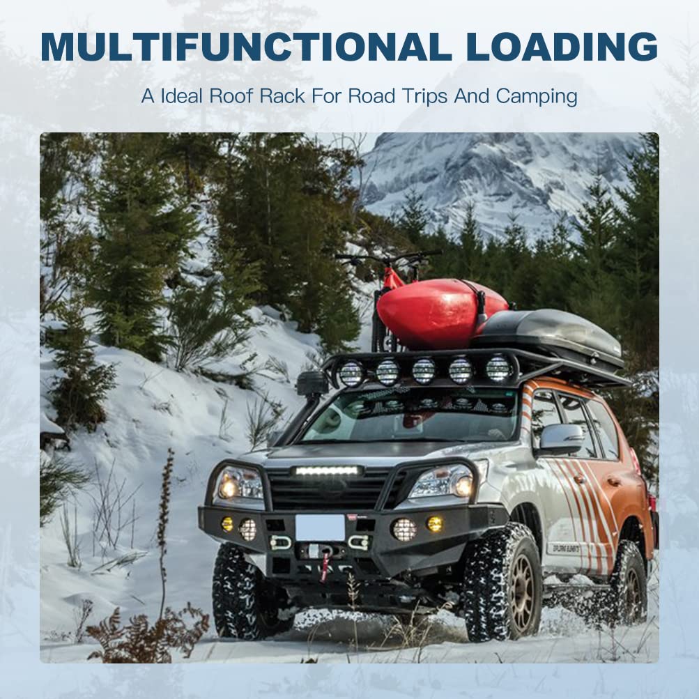 ECCPP Roof Rack Crossbars for Honda Element 2003-2011 | Heavy Duty Cargo Carrier System | 150LB Capacity for Kayak, Canoe, Luggage & Outdoor Gear | Perfect for Camping, Road Trips & Adventure Travel