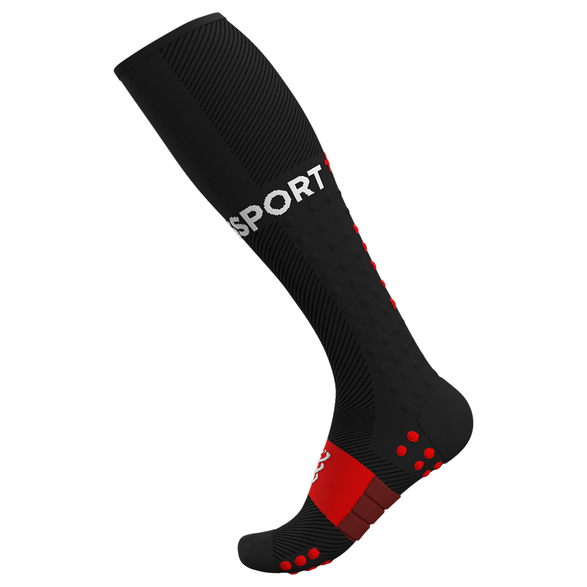 Compressport Full Run Socks - Performance Running Socks for Men & Women - Breathable & Supportive Athletic Socks for Marathon, Training & Sports - Ideal for Runners, Athletes & Fitness Enthusiasts