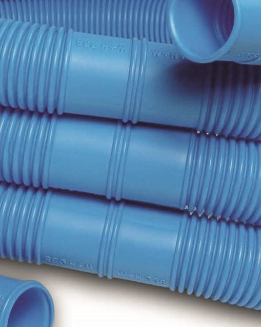 Steinbach 32mm Blue Swimming Pool Hose - 6.6m Length for Easy Pool Maintenance & Water Transfer | Perfect for Inground/Above Ground Pools, Hot Tubs & Garden Use