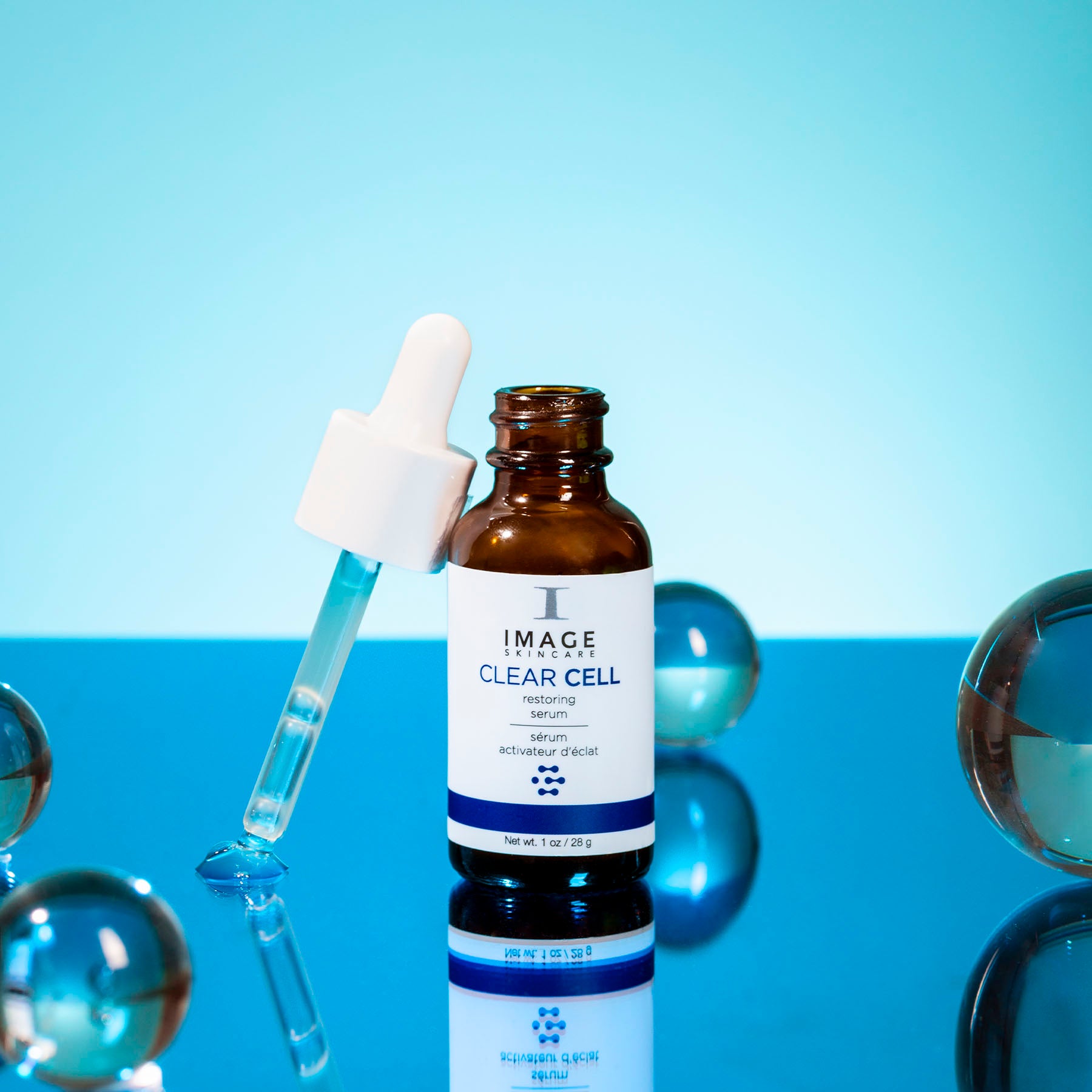 IMAGE Skincare Clear Cell Restoring Serum - Acne Treatment & Blemish Control for Clear Skin | Perfect for Daily Skincare Routine & Post-Breakout Recovery