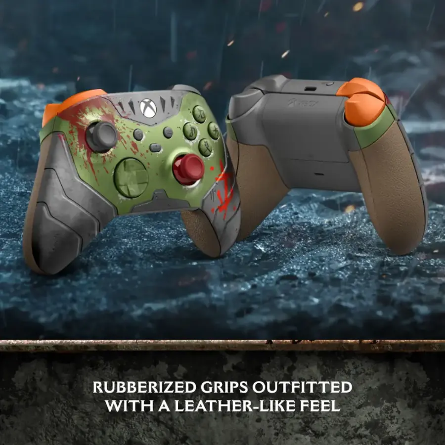 Wireless Xbox Controller - Limited Edition DOOM Design for Xbox Series X, S, One & PC - Perfect for Gaming, Collecting & Hardcore DOOM Fans
