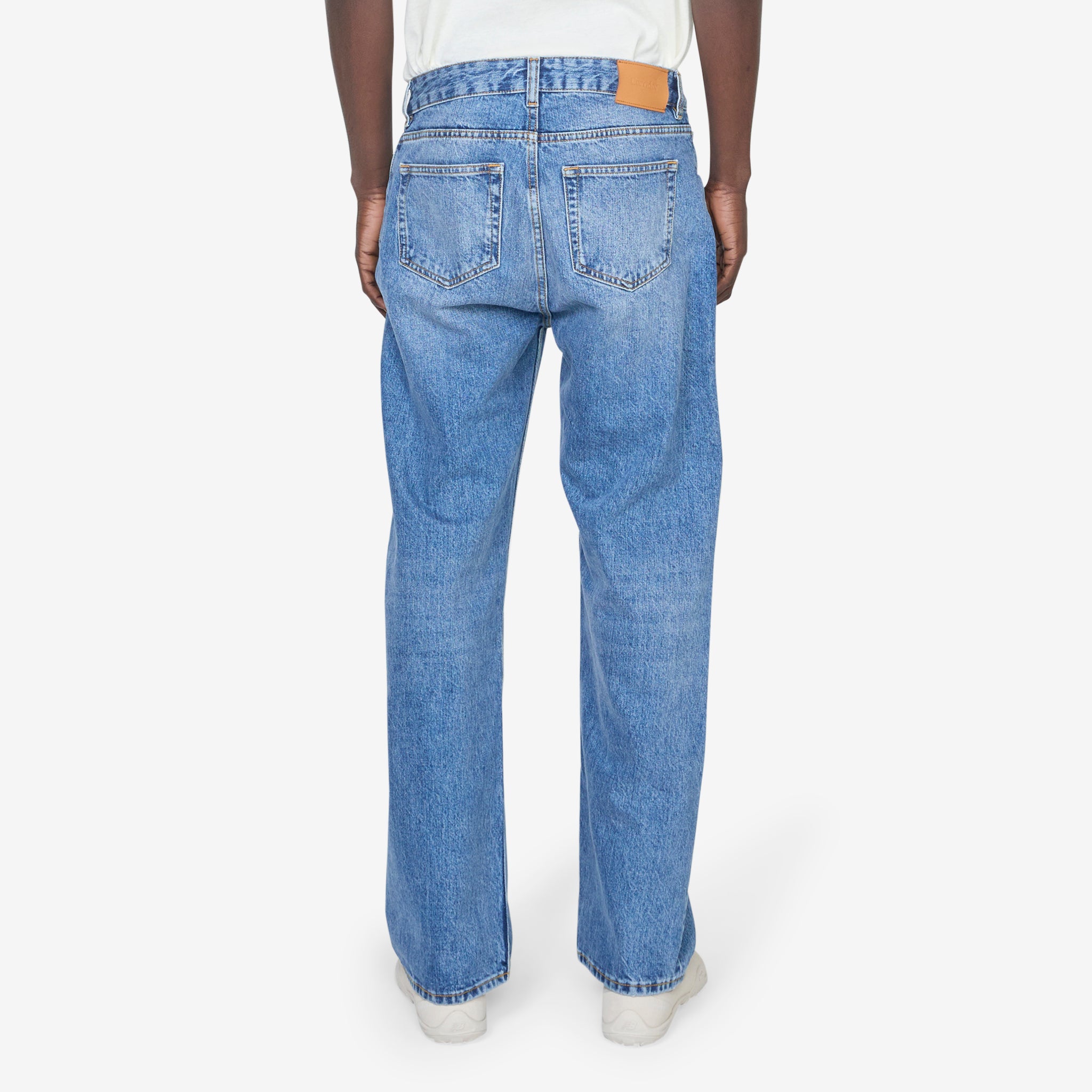 5 Pocket Jean Bleach Wash Indigo - Classic Distressed Denim Pants for Men & Women | Perfect for Casual Wear, Street Style & Everyday Outfits