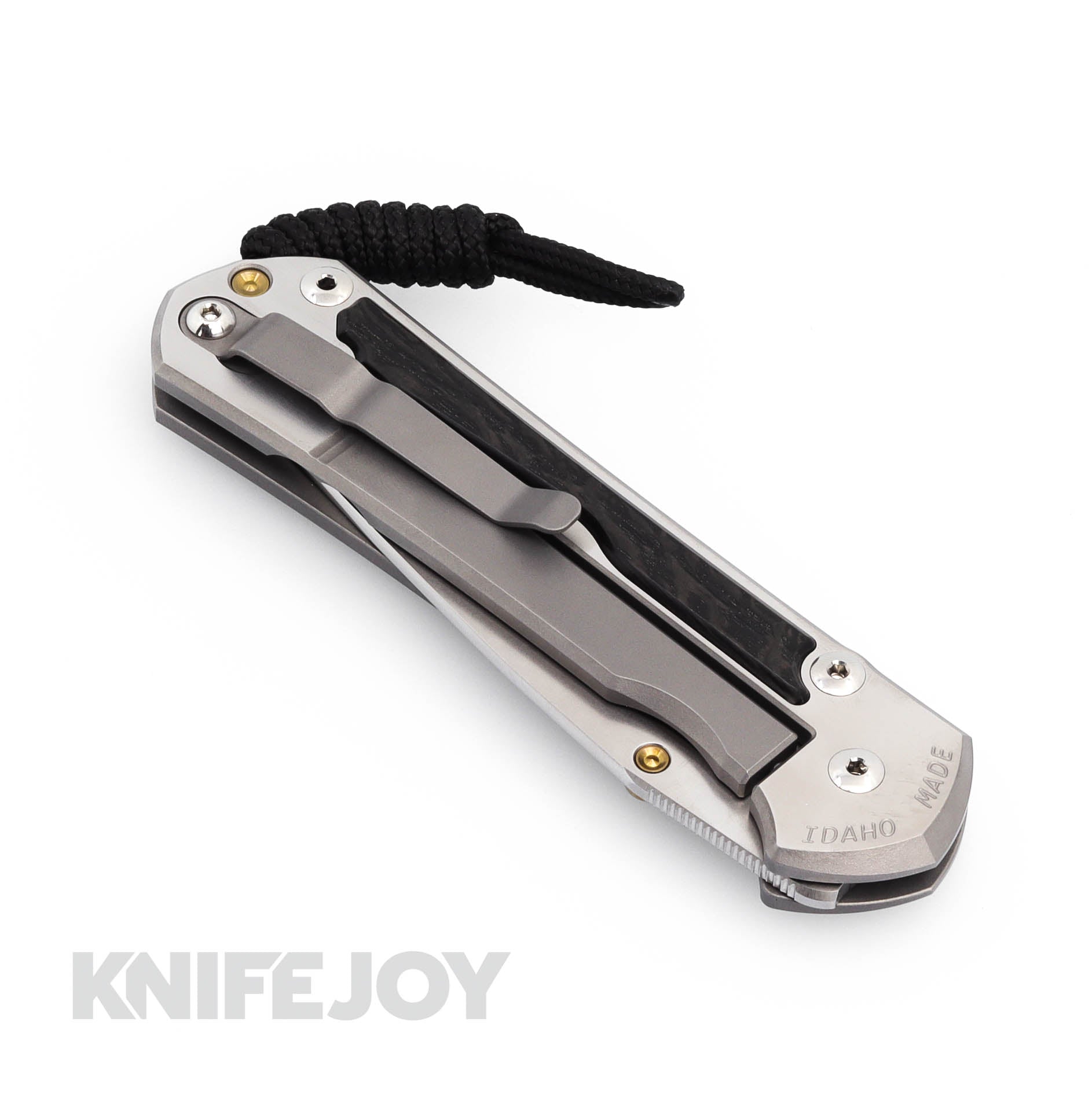 Chris Reeve Knives Large Sebenza 31 Drop Point Magnacut Blade with Bog Oak Inlay & Polished Titanium Handles - Premium EDC Folding Knife for Outdoor, Camping, and Survival