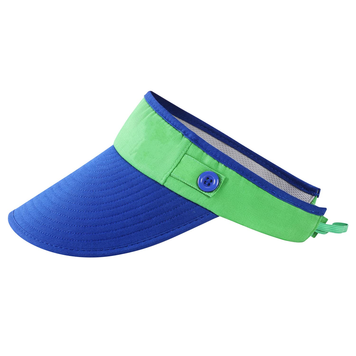 **Kids Sun Visor Hat - Breathable Wide Brim UV Protection Adjustable Golf Cap for Boys & Girls - Perfect for Outdoor Sports, Beach, and Playtime**