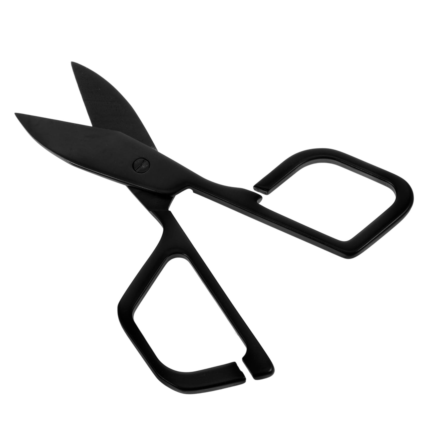 IPetBoom 5-Pack Stainless Steel Nose & Facial Hair Trimmer Scissors - Precision Eyebrow, Beard, and Brow Shaping Shears for Men & Women - Perfect for Grooming, Travel, and Personal Care (Black)