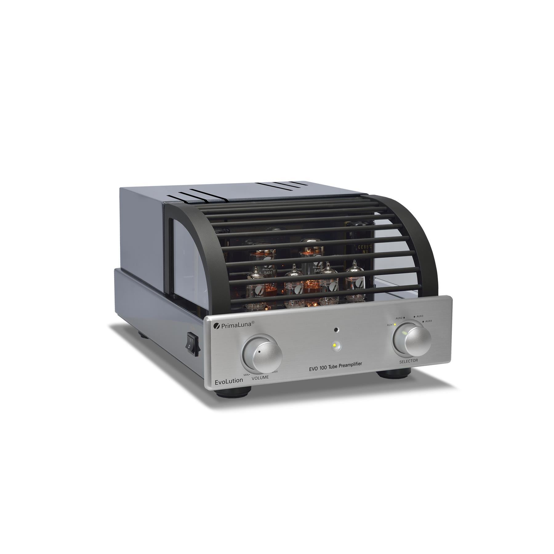 PrimaLuna Evo 100 Tube Preamplifier - High-End Audio Component for Home Theater & Hi-Fi Stereo Systems - Perfect for Audiophiles & Music Enthusiasts