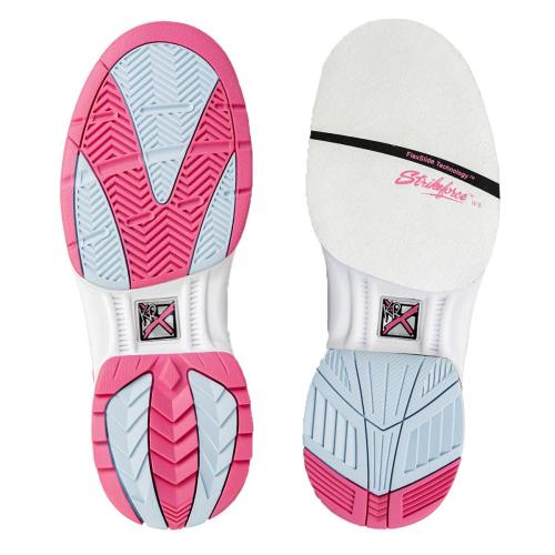 KR Strikeforce Starr Black Pink Blue Women's Bowling Shoes - Lightweight Comfort for League Play & Tournament Performance