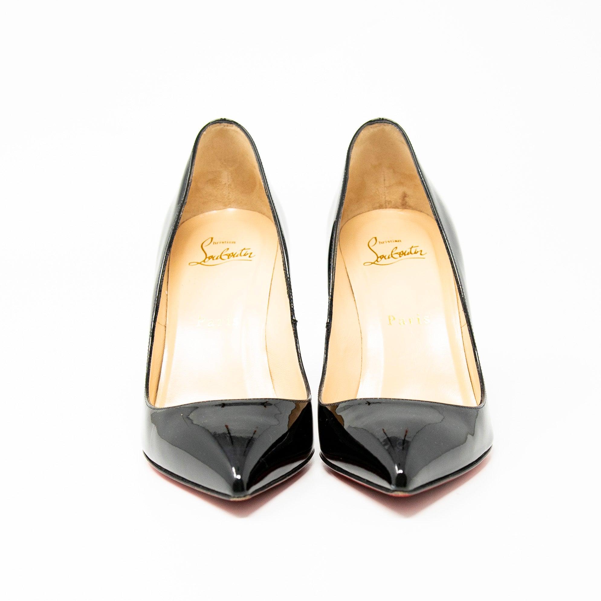 Christian Louboutin Black Pigalle Pumps Size 36 - Women's Classic Pointed Toe High Heels for Party, Wedding & Evening Wear
