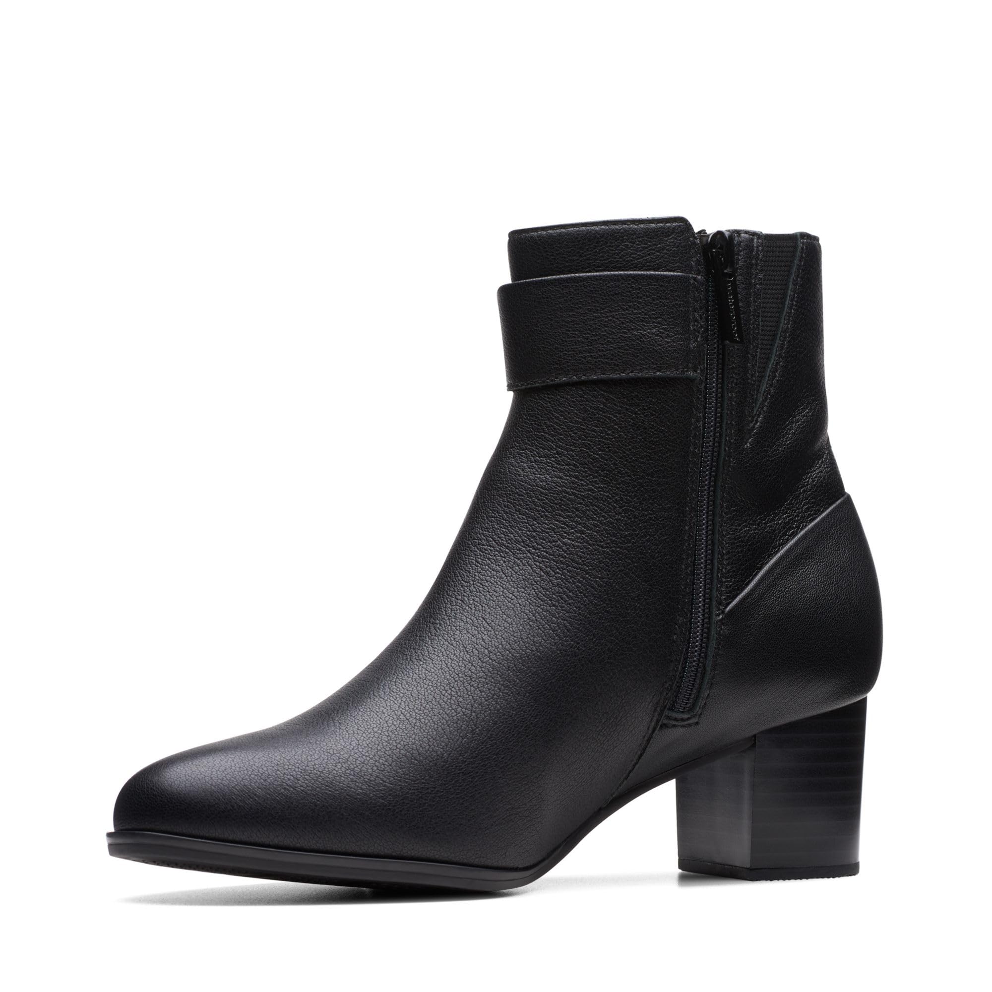 Clarks Women's Loken Zip Waterproof Boots - Stylish & Comfortable Winter Shoes for Snow, Rain & Cold Weather | Perfect for Hiking, Walking & Outdoor Activities