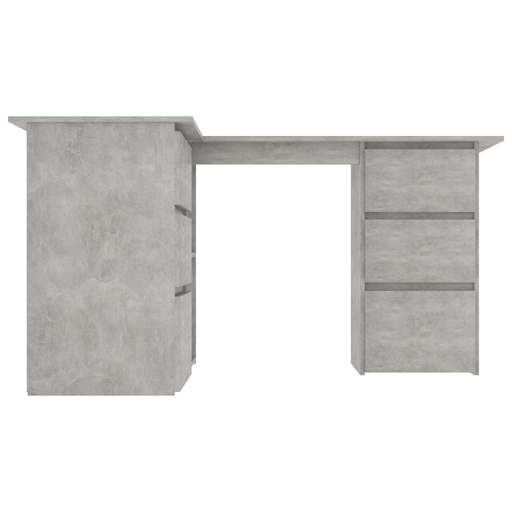Industrial Style Home Office Desk with Drawers - 57.1