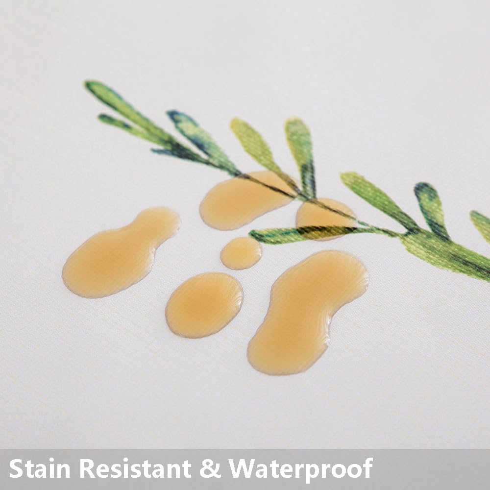 Premium Heavy Duty Vinyl Tablecloth - Waterproof, Wipeable PVC Table Cover for Kitchen & Dining - 54