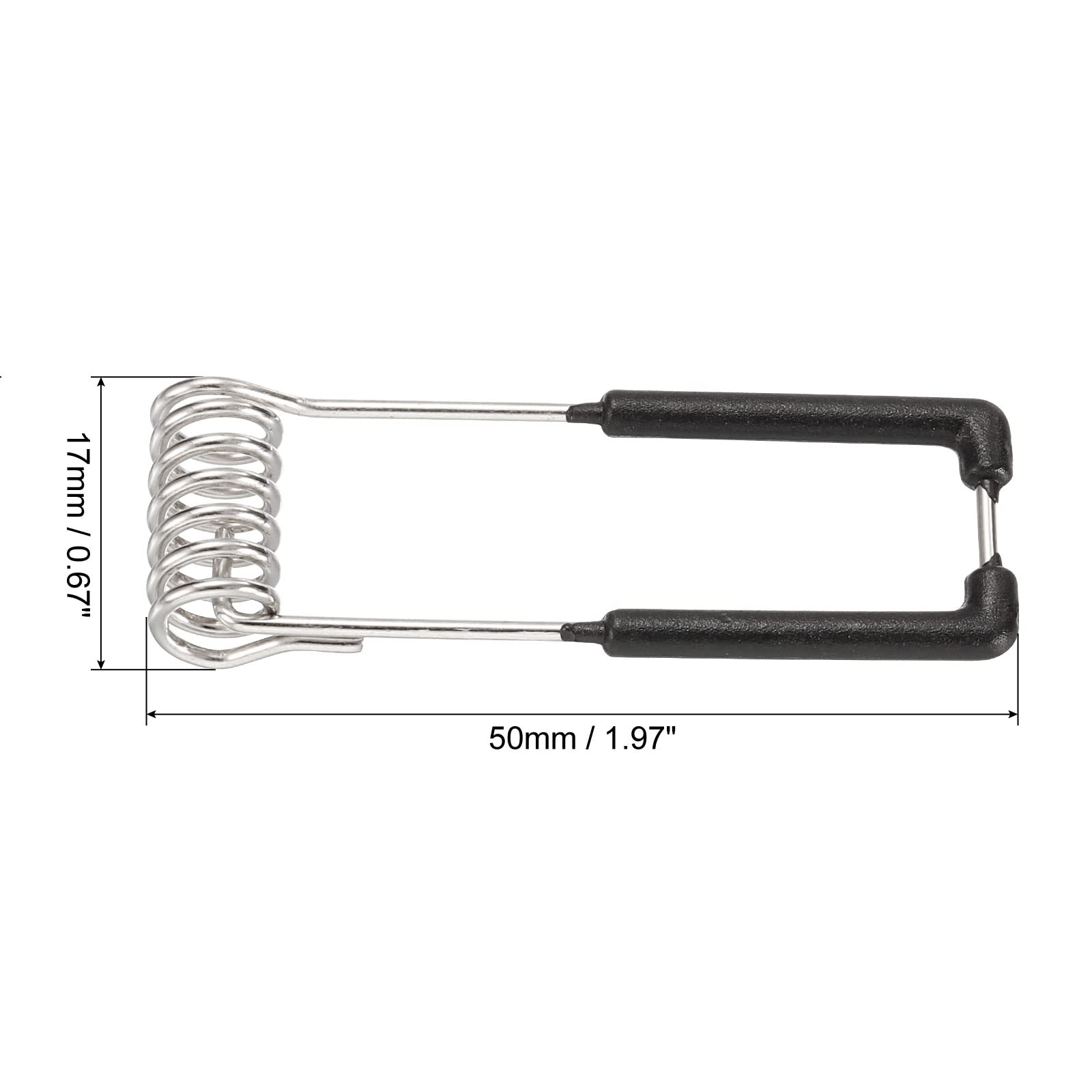 20 Pack 50x17mm Downlight Spring Clips - Recessed Lighting Accessories for Ceiling Lamps Installation