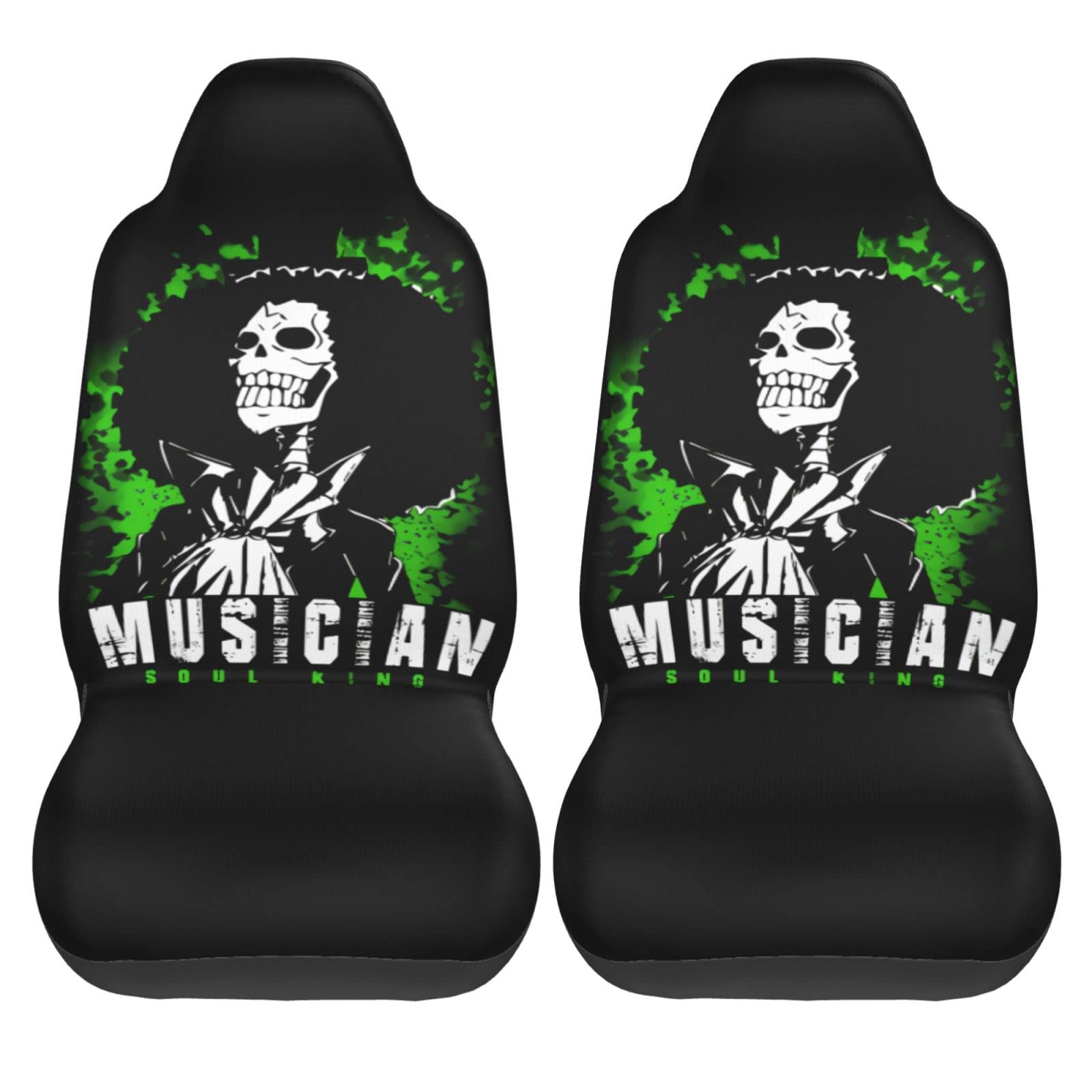 Premium One Piece Anime Car Seat Covers - Universal Fit for Cars, Trucks & SUVs - 2-Piece Set for Auto Interior Protection & Style - Perfect for Anime Fans & Car Enthusiasts