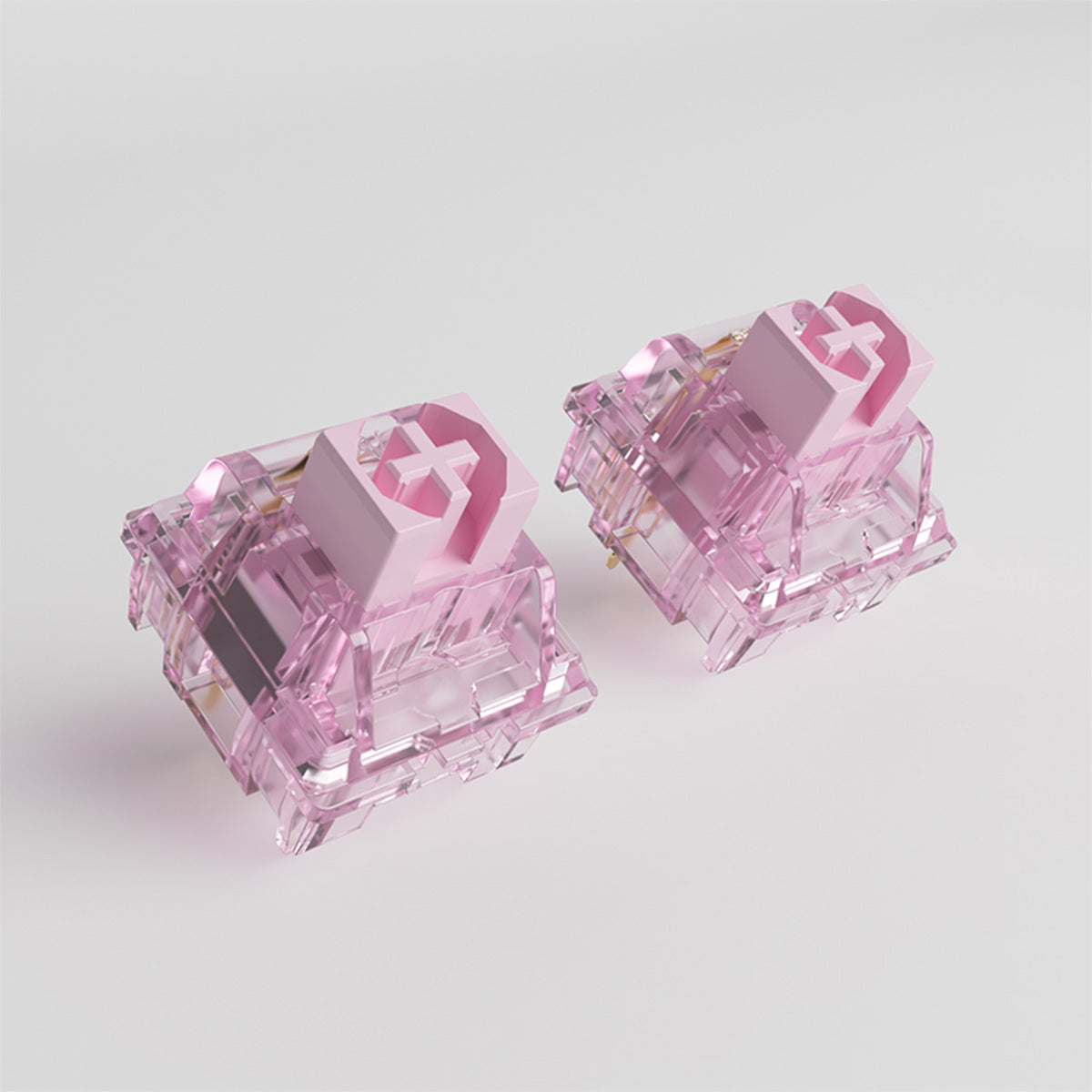 Akko CS Jelly Pink Mechanical Keyboard Switches - 45 Pack | Linear Silent Switches for Gaming & Typing | Compatible with DIY Custom Keyboards