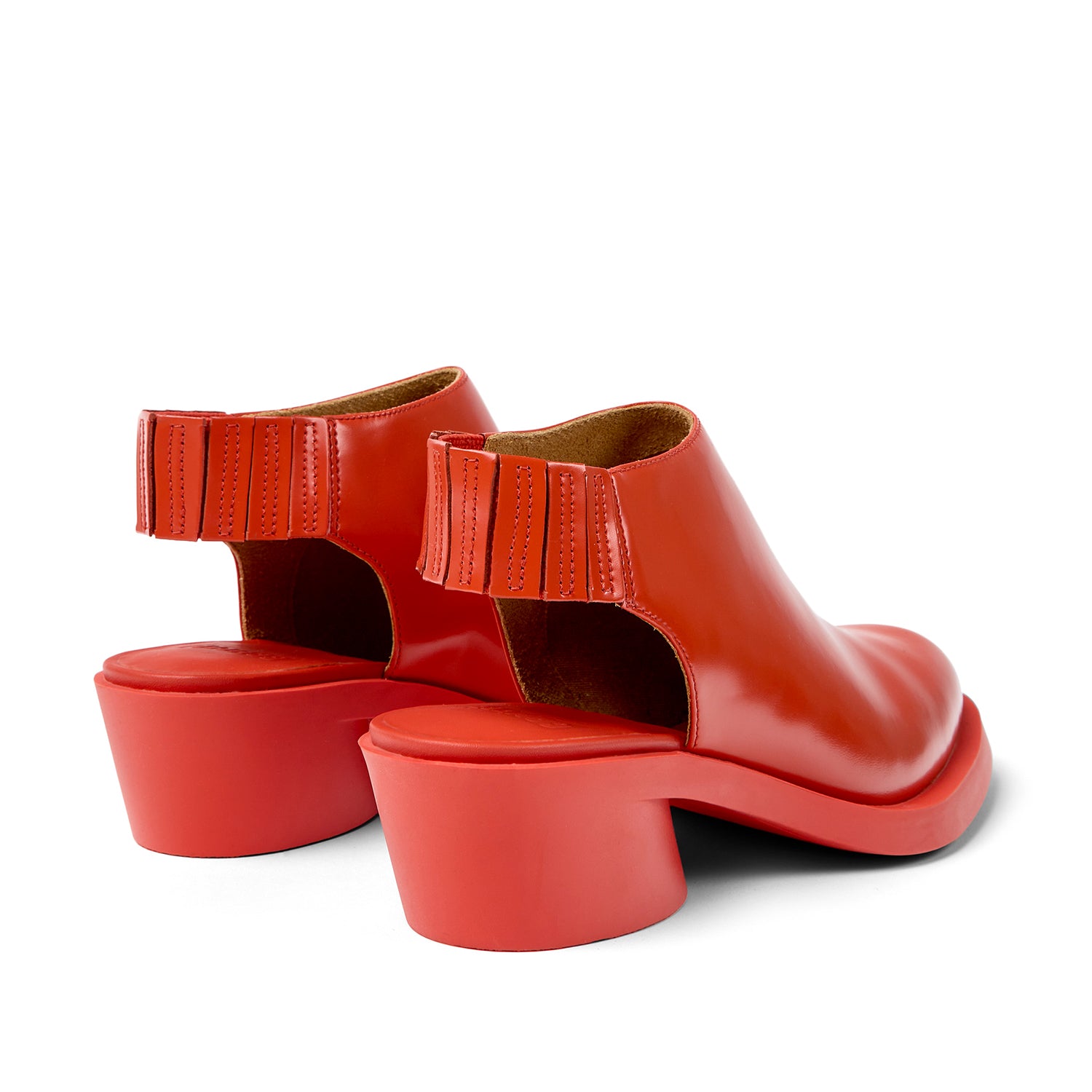 Camper Women's Bonnie Comfortable Walking Shoes in Bright Red - Perfect for Travel, Work & Everyday Wear
