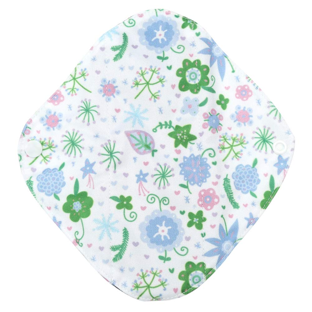 4 Types Heavy Flow Reusable Bamboo Cloth Menstrual Pads - Washable Sanitary Pads for Women, Eco-Friendly Maternity & Postpartum Pads (WSD15) | Comfortable Period Protection for Day & Night Use