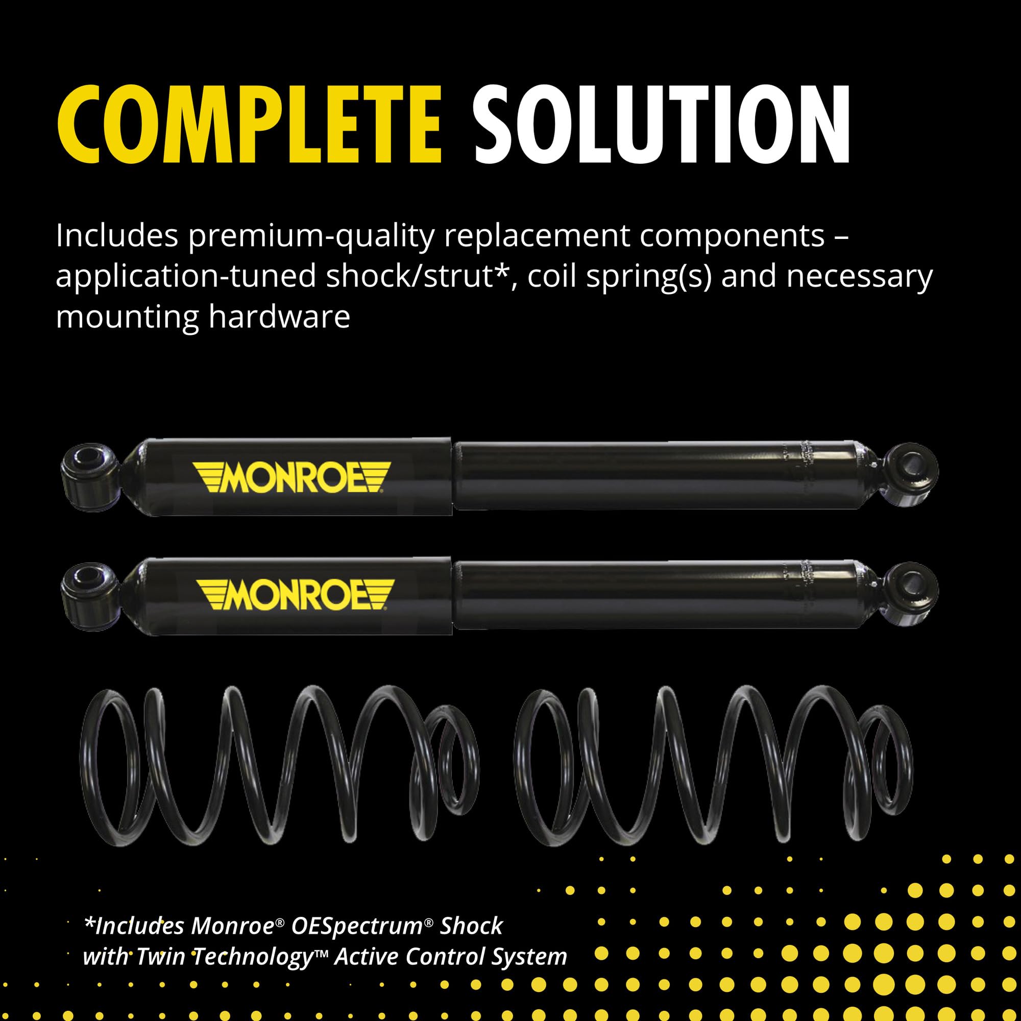 Monroe 90030C Shock Absorber Conversion Kit - Premium Replacement for Monroe Shocks & Struts - Perfect for Truck, SUV, and Off-Road Vehicle Suspension Upgrades