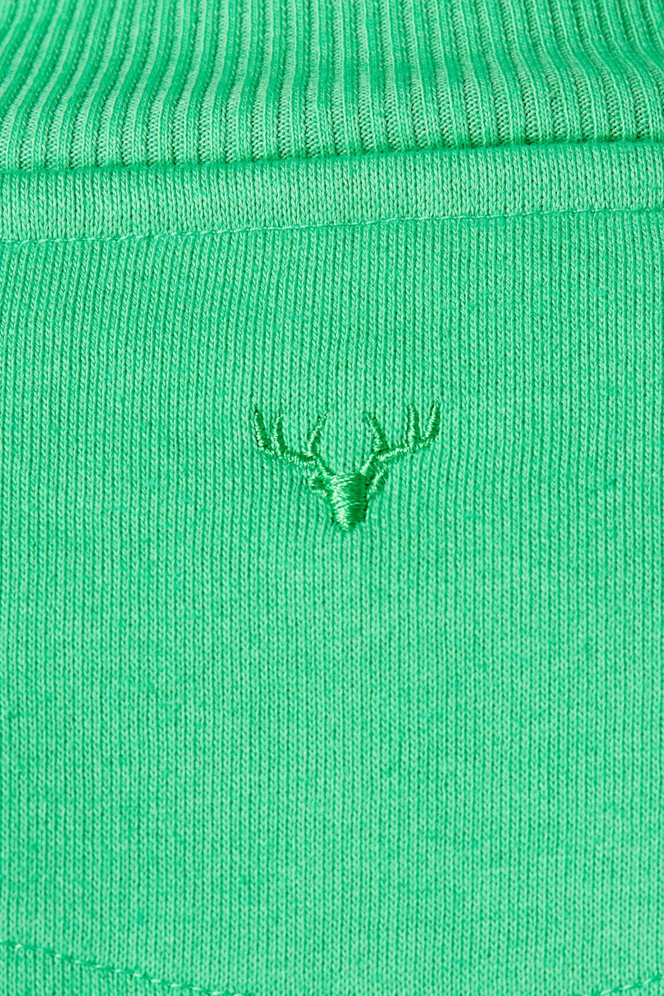 Oversized Twill Zip-Up Sweatshirt with Funnel Neck - Green | Cozy Casual Pullover for Women | Perfect for Lounge Wear, Fall Outfits & Street Style Fashion