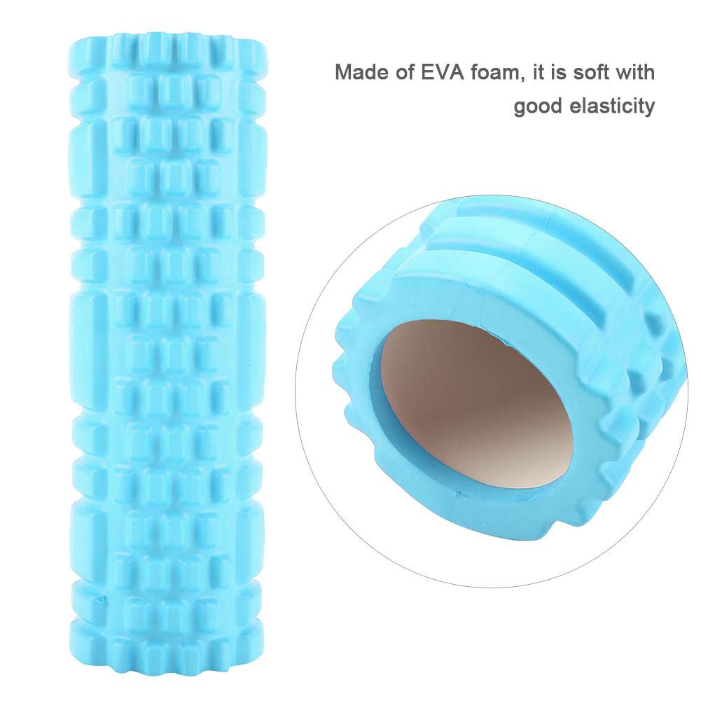 Foam Roller for Yoga & Fitness - Mini Hollow Deep Tissue Massage Roller for Physical Therapy, Myofascial Release, Muscle Recovery & Workout (Blue) | Perfect for Home Gym, Post-Workout Recovery & Physical Therapy Sessions