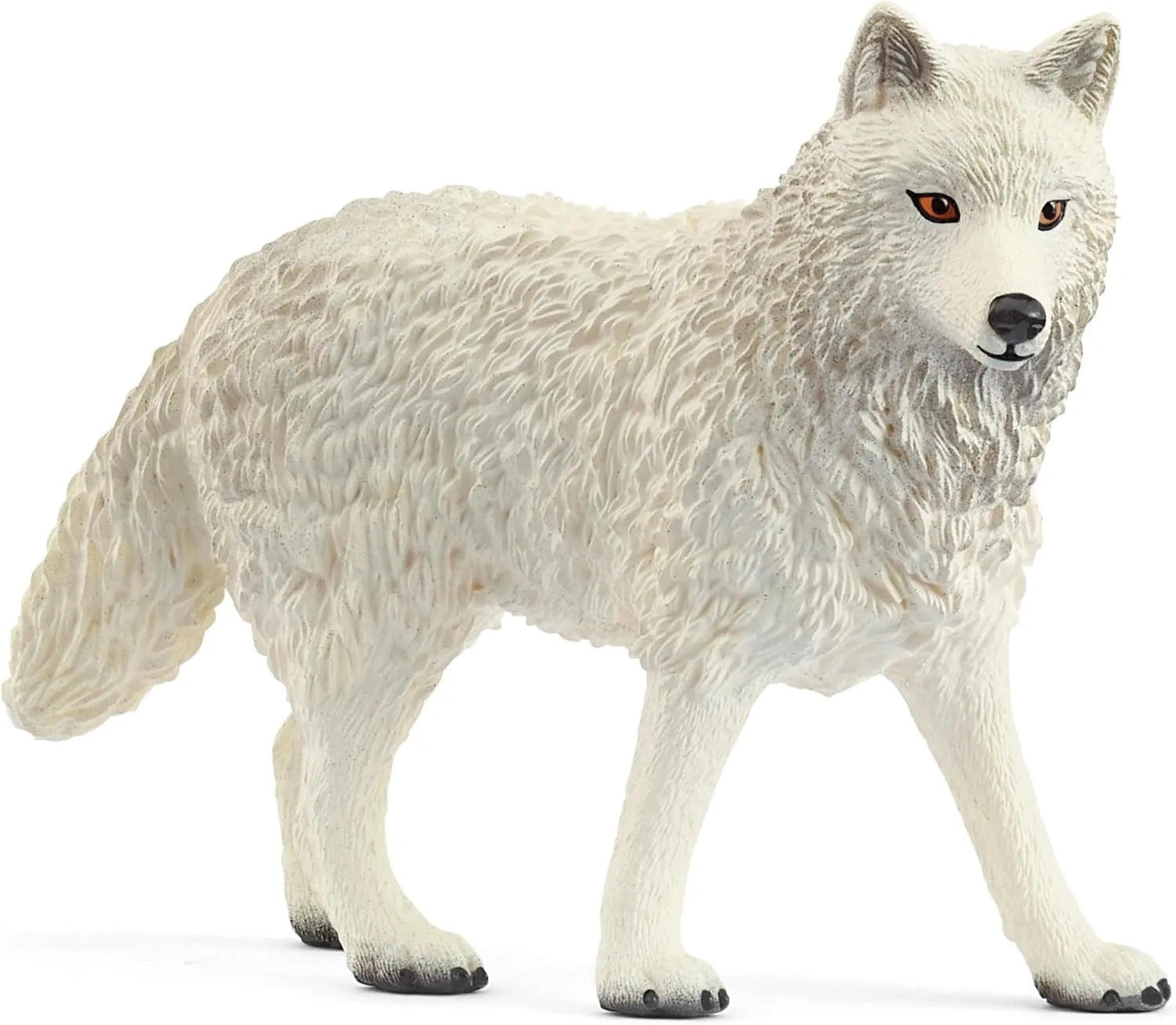 Authentic Arctic Wolf Schleich Figurine - Realistic Wildlife Collectible Toy for Kids & Adults - Perfect for Educational Play, Animal Lovers, and Home Decor