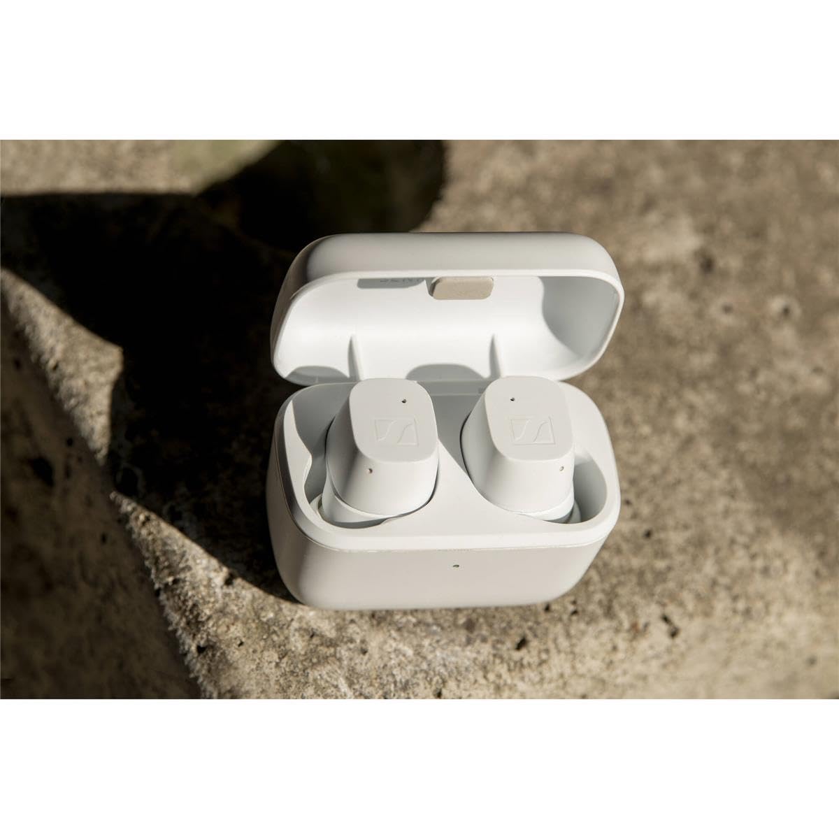 CX True Wireless Earbuds - White, Bluetooth 5.0, Stereo Sound, Noise Cancelling for Gym, Running & Travel