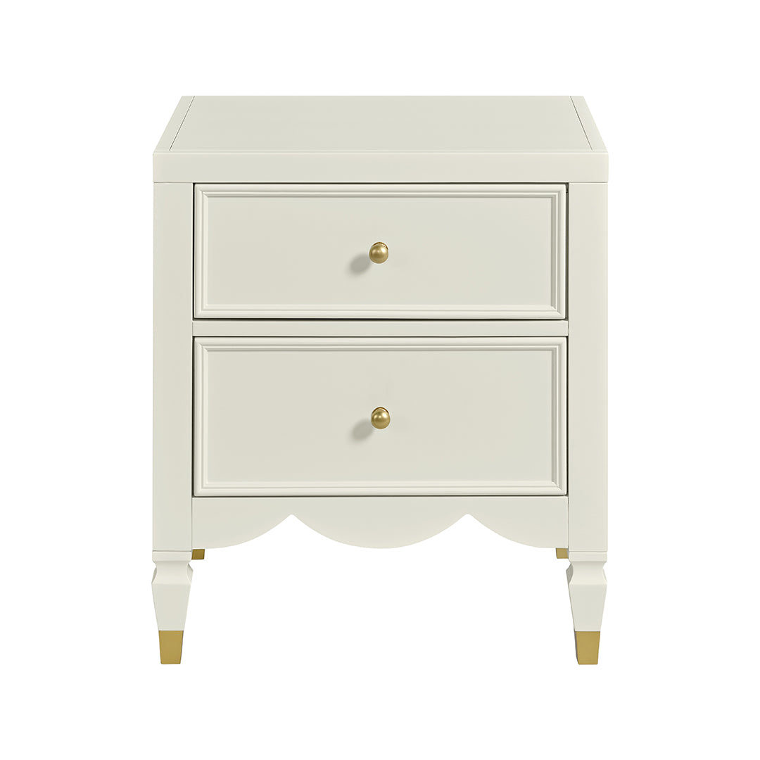 Olivia Nightstand - Modern Bedside Table with Drawer, Wooden Night Stand for Bedroom, Living Room, and Office - Perfect for Storage and Decor