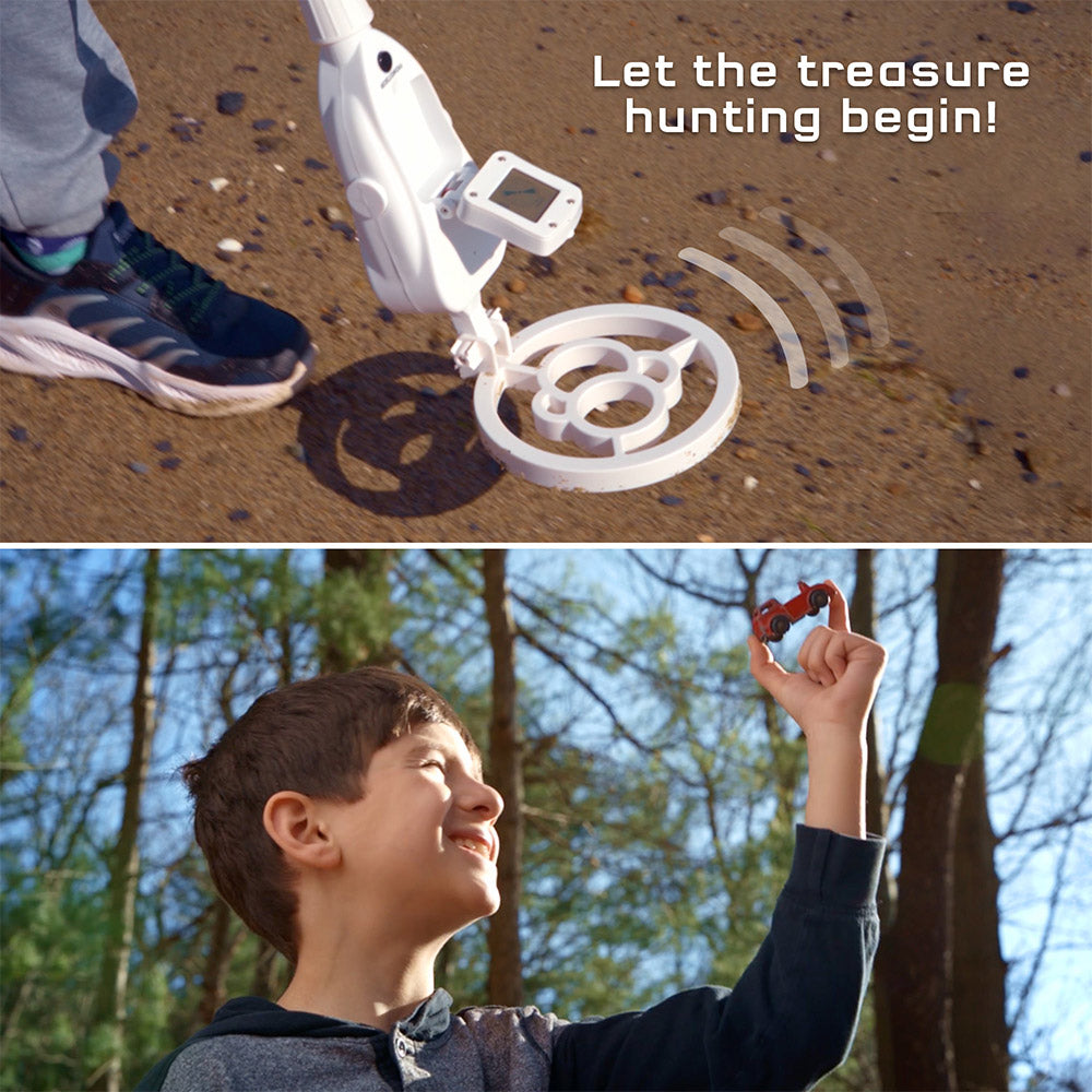 Thames & Kosmos Metal Detector for Kids & Adults - Professional Treasure Hunting Equipment with Adjustable Sensitivity - Perfect for Beach, Park & Backyard Adventures