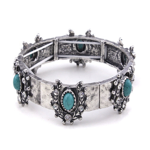 Lucky Crystal & Horseshoe Charm Bracelet for Women - Elegant Adjustable Bangle for Good Fortune, Protection & Style | Perfect for Gifts, Parties & Everyday Wear