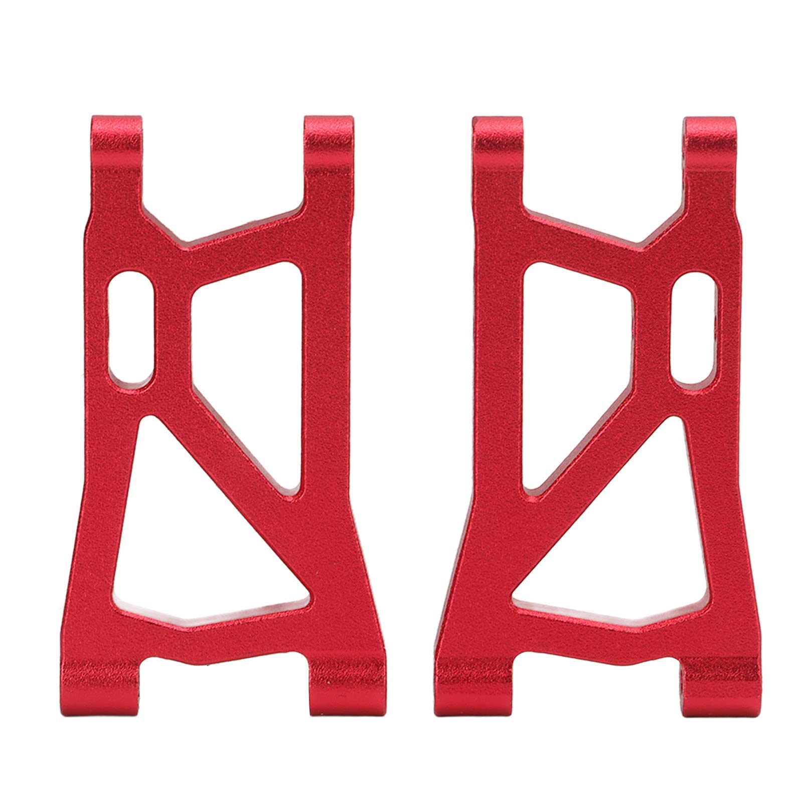 1 Pair Aluminum Alloy RC Front Swing Arms - Heavy Duty Suspension Upgrade Parts for 1/16 SMAX 1621 1625 1631 1635 1651 1655 RC Cars (Red) - Perfect for Off-Road Racing & Crawler Performance Enhancement