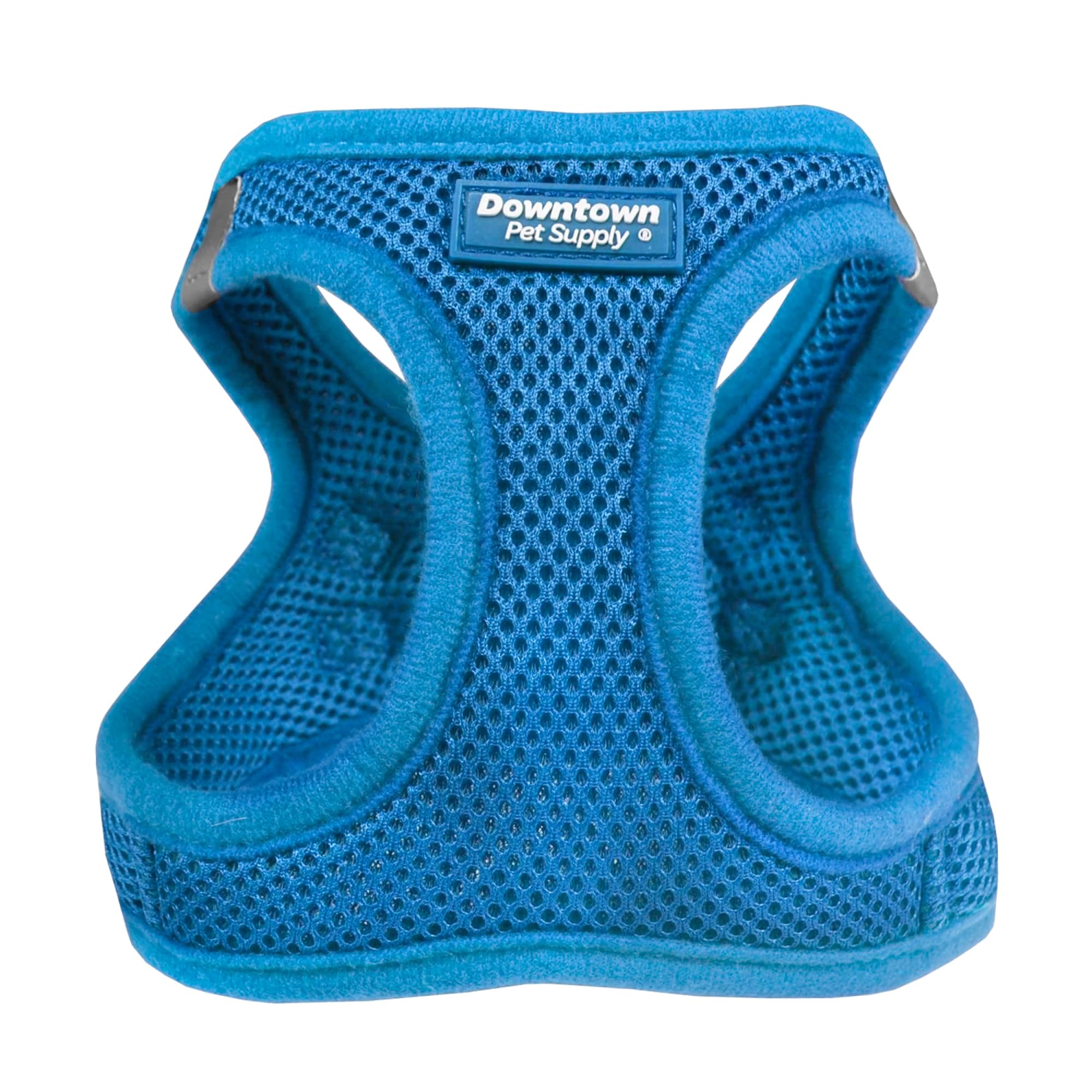 Downtown Pet Supply Step-in Dog Harness for Small Dogs & Cats - No Pull Adjustable Pet Harness with Padded Mesh Fabric & Reflective Trim - XX-Small Cobalt Blue - Perfect for Teacup Breeds, Walking & Outdoor Adventures
