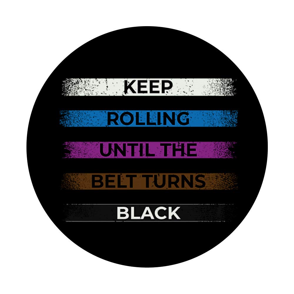 BJJ Grappler Belt Rank PopSockets PopGrip - Swappable Phone & Tablet Grip for Brazilian Jiu-Jitsu Training, Martial Arts, and Everyday Use
